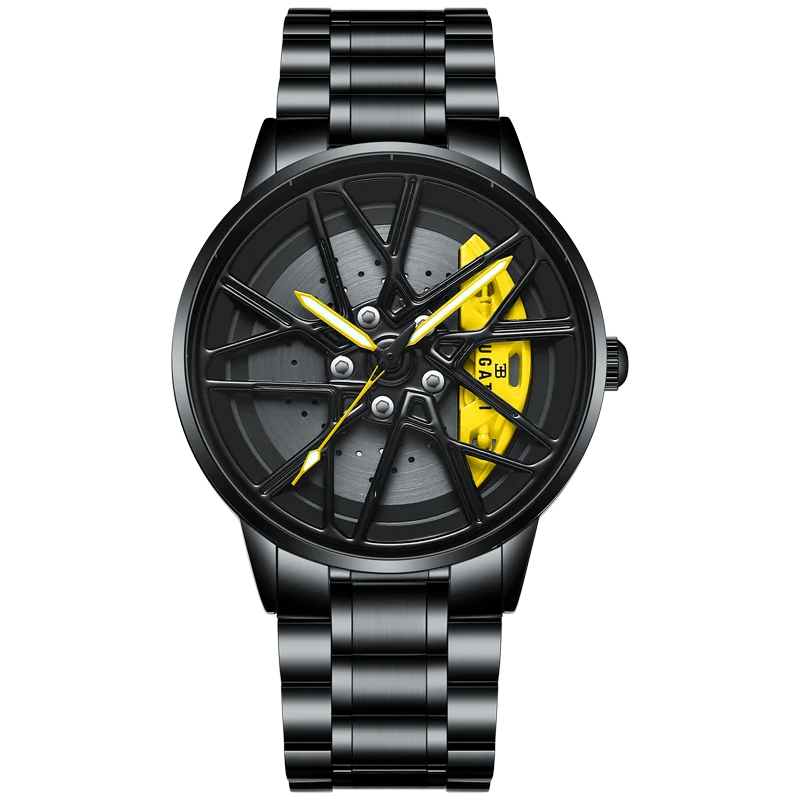 Stainless Steel Rim Watch