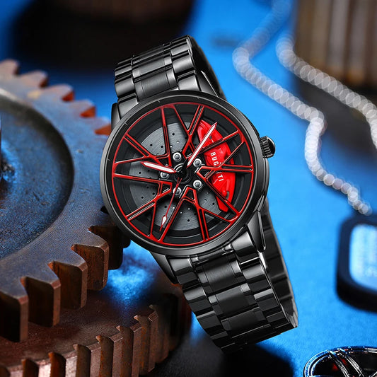 Stainless Steel Rim Watch