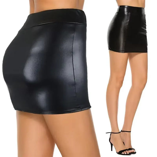 Mini Skirts High-waist Slim Fit