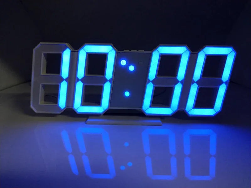 3D LED Alarm Clock