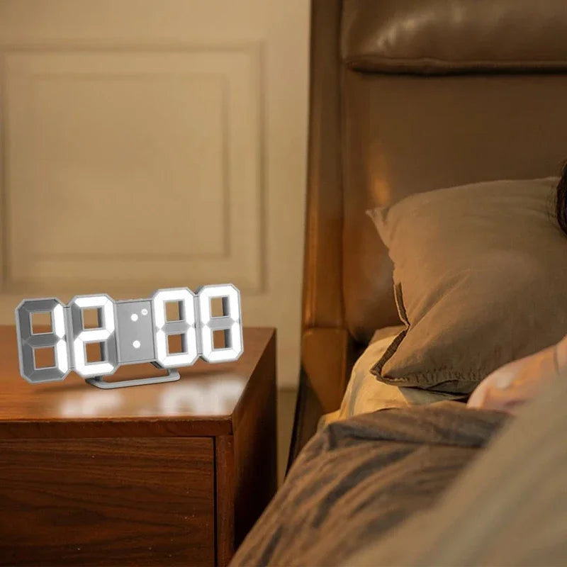 3D LED Alarm Clock