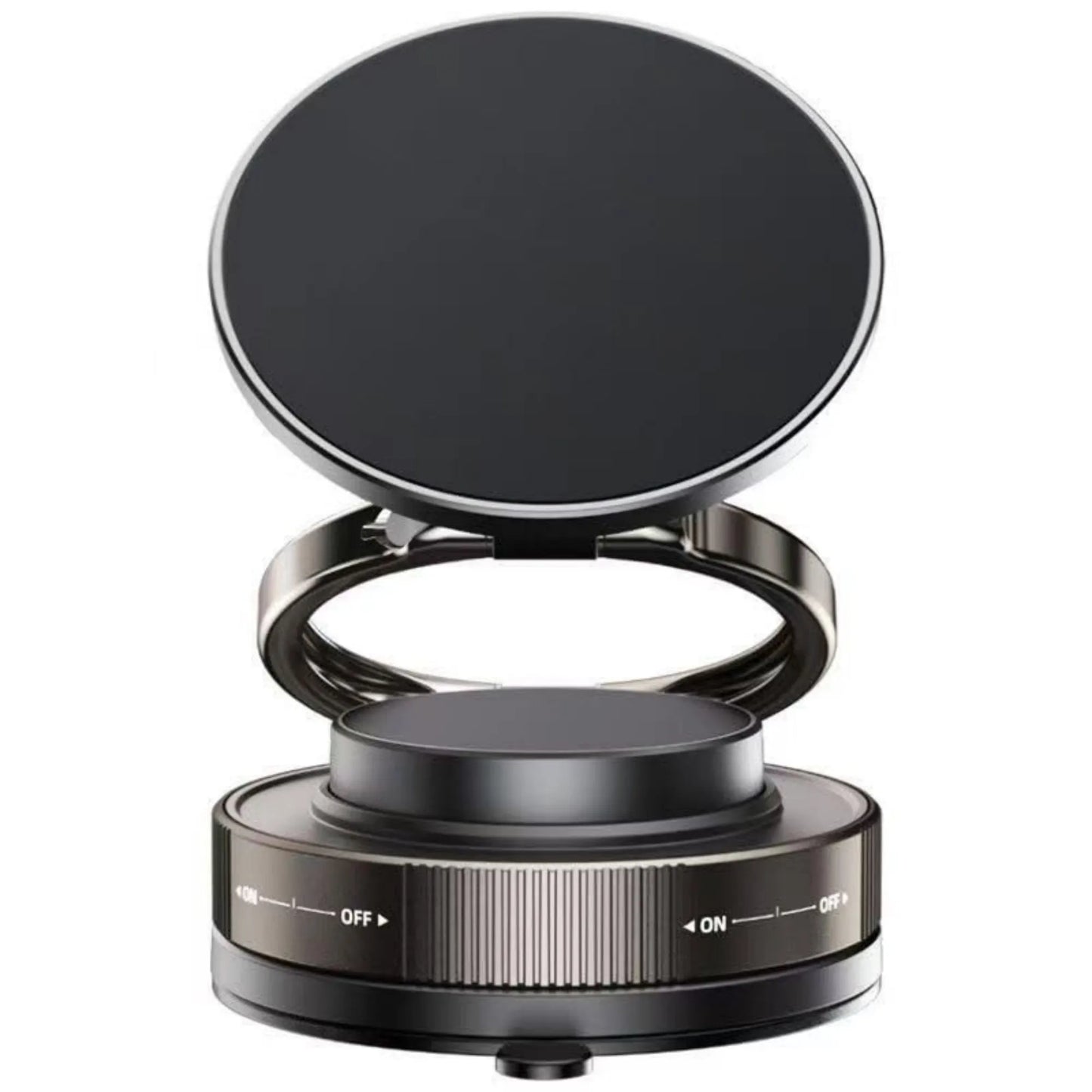 Vacuum Magnetic Phone Mount - 360° Rotation