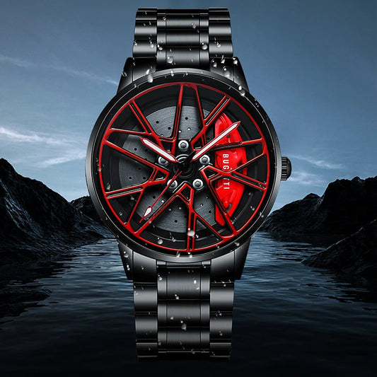 Stainless Steel Rim Watch