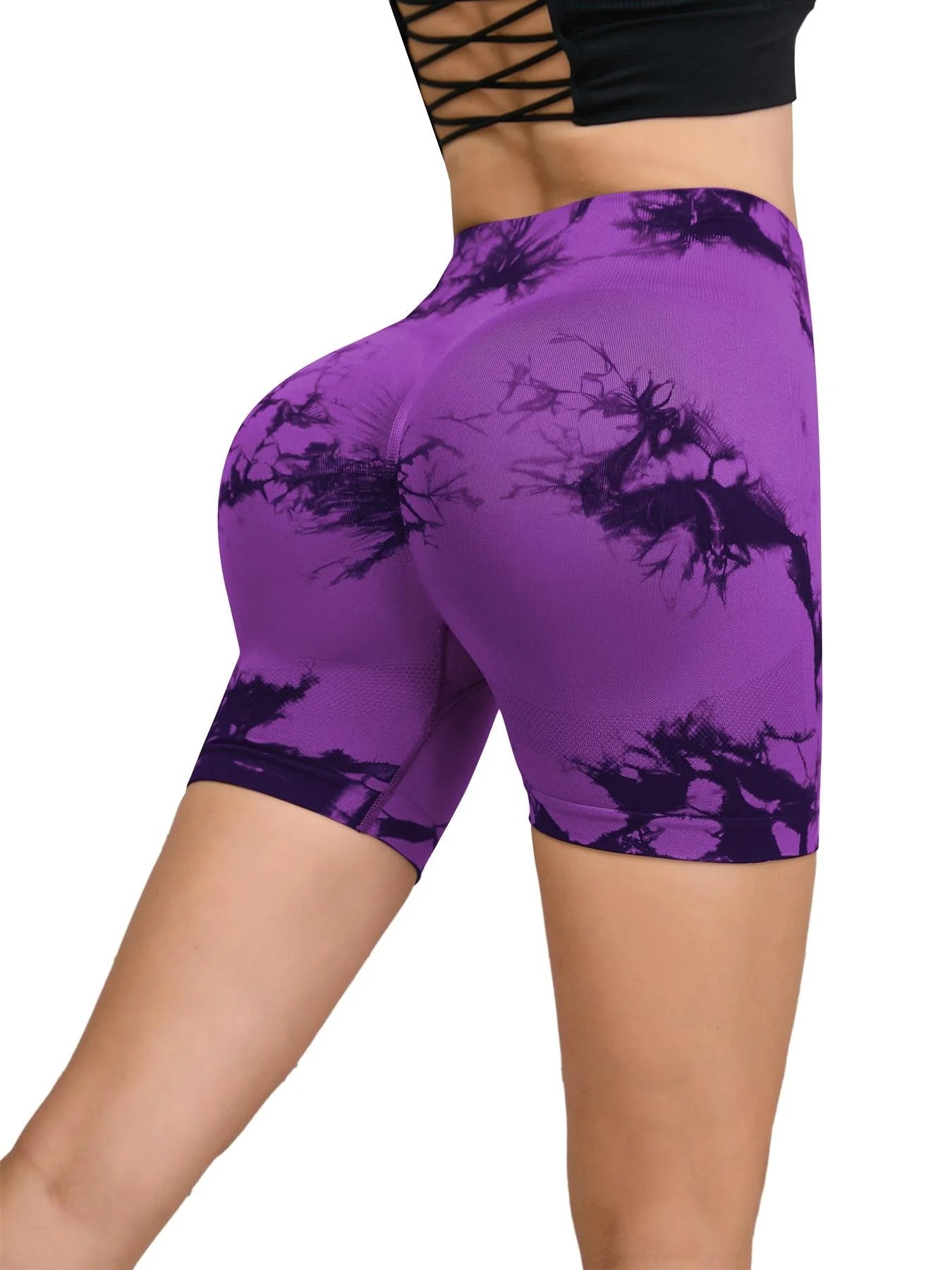 High Waist Multicolor Yoga Shots