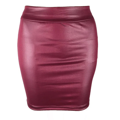 Mini Skirts High-waist Slim Fit