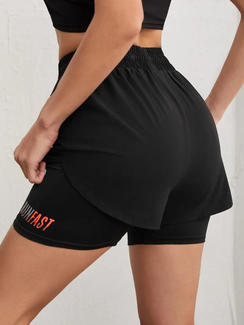 High Rise Yoga Shorts