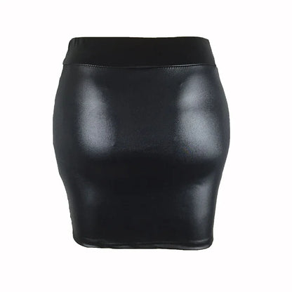 Mini Skirts High-waist Slim Fit