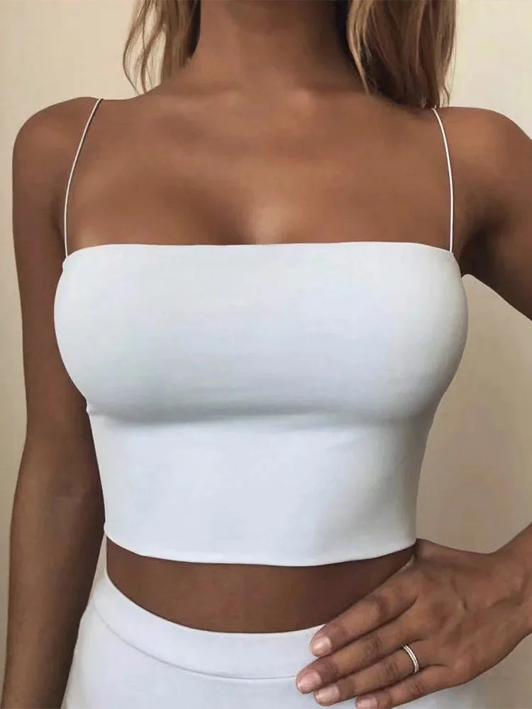Summer Sleeveless Crop Top