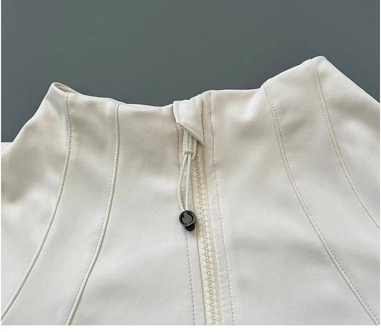 Stand Up Breathable Fitness Jacket