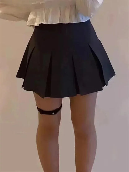 Vintage High Waist Mini Skirt