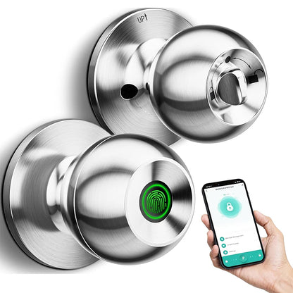 Keyless Fingerprint Doorknob