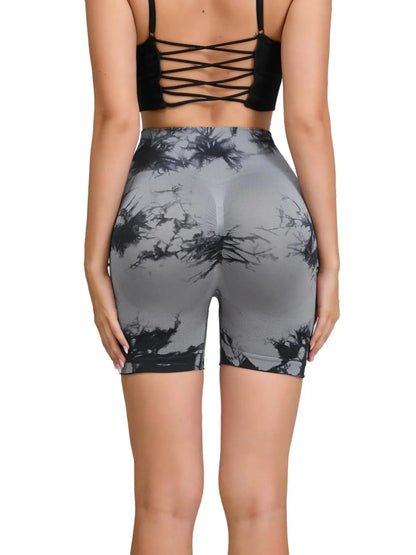 High Waist Multicolor Yoga Shots