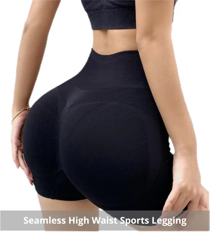 Seamless High Waisted Gym Shorts