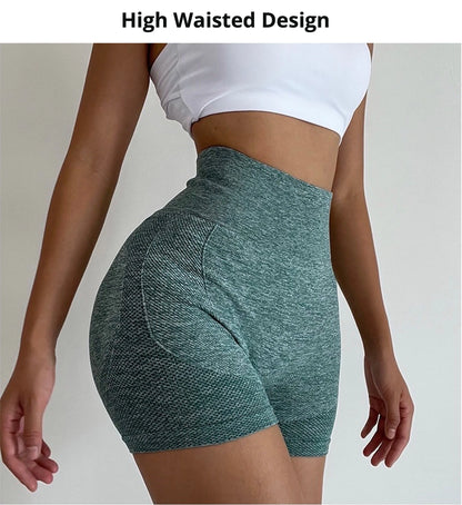 Seamless High Waisted Gym Shorts
