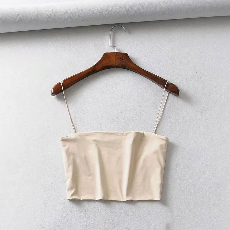 Summer Sleeveless Crop Top