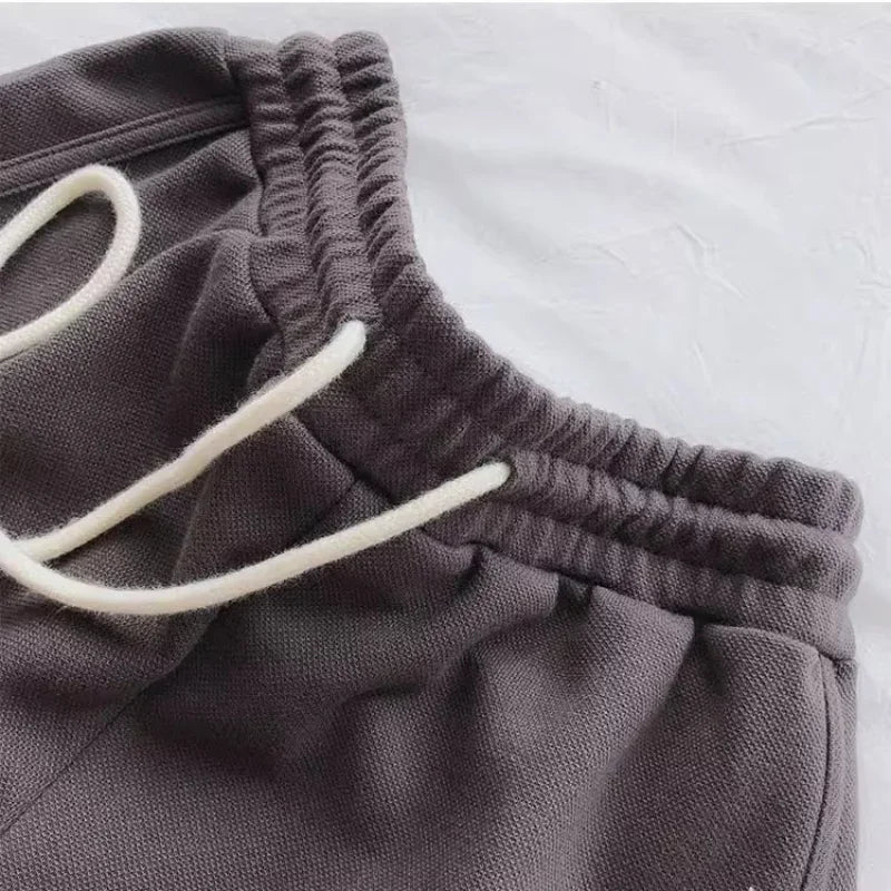 Sporty Drawstring Shorts