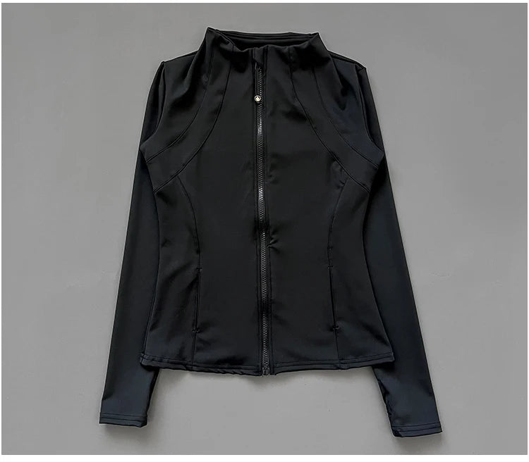 Stand Up Breathable Fitness Jacket