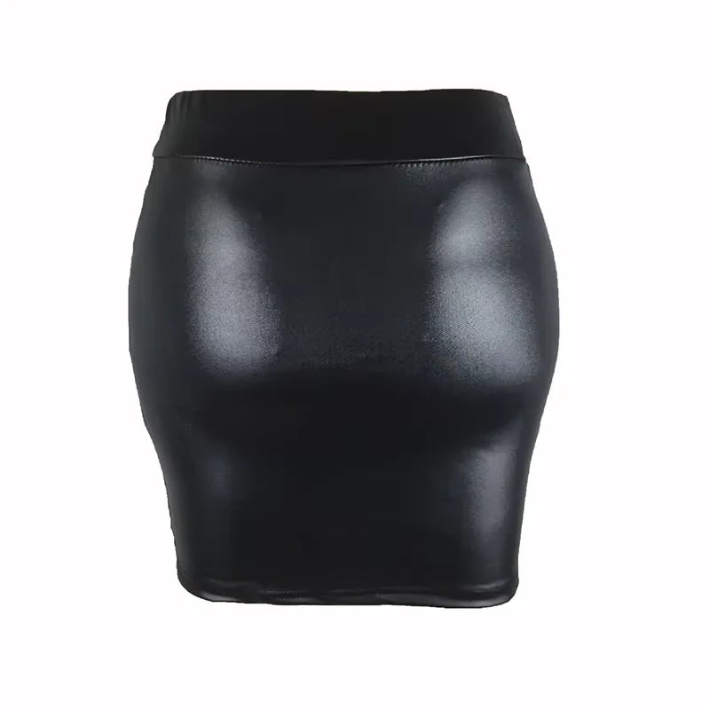 Mini Skirts High-waist Slim Fit