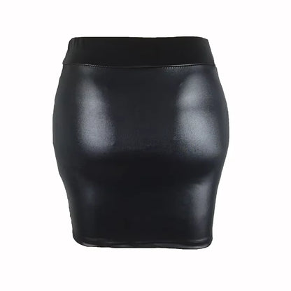 Mini Skirts High-waist Slim Fit