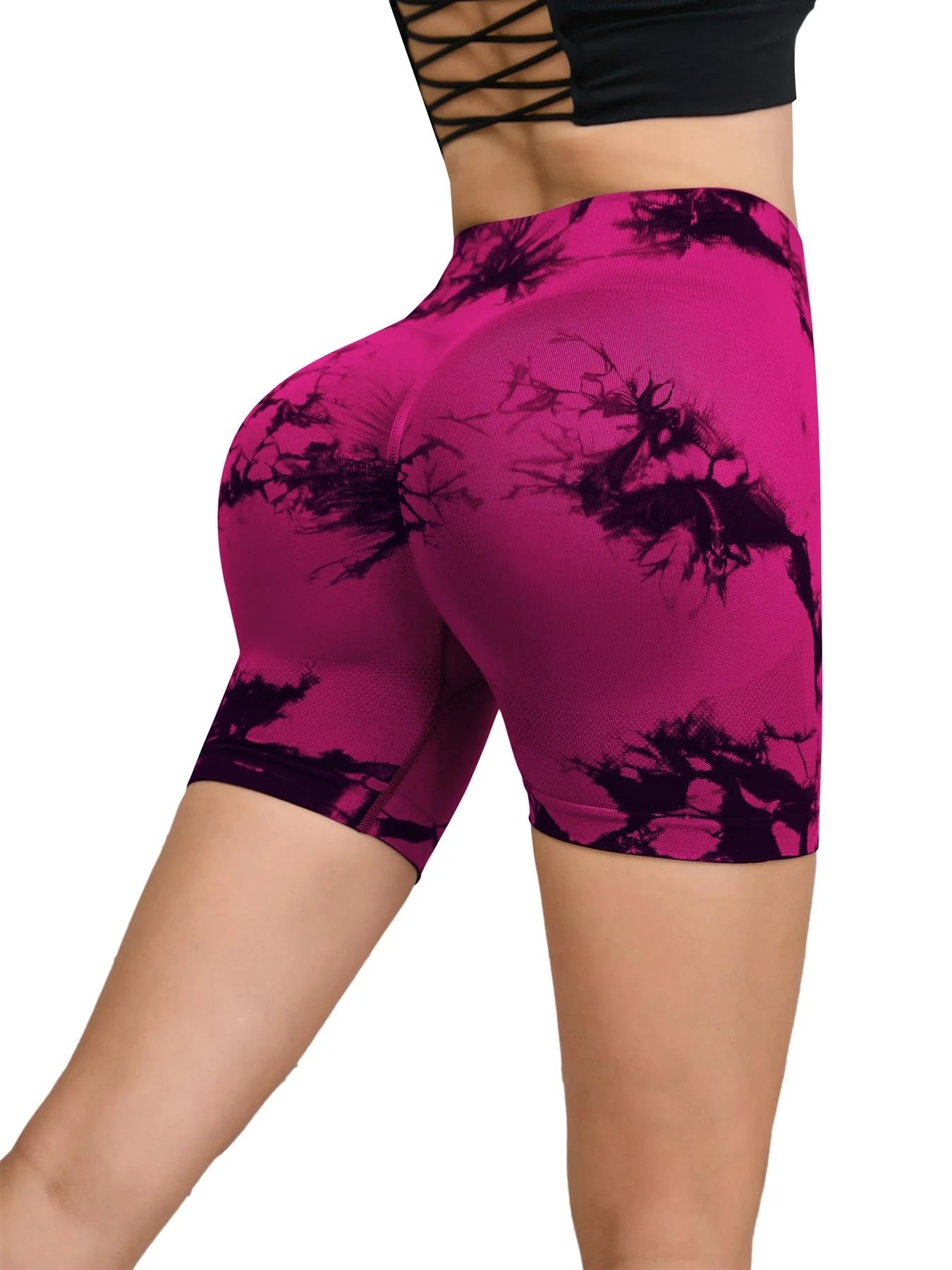 High Waist Multicolor Yoga Shots